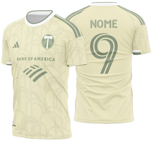 Arte Vetor Camisa Portland Timbers Visita 2026