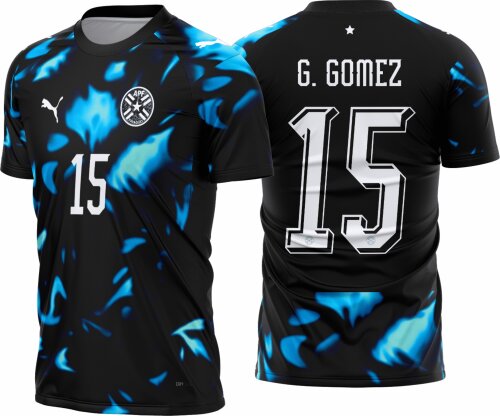 Arte Vetor Camisa Paraguai Reserva 2026-28