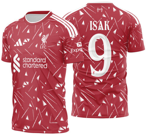 Arte Vetor Camisa Liverpool FC Home 2026-2027