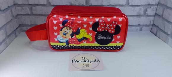 Estojo Personalizado Mickey e Minie