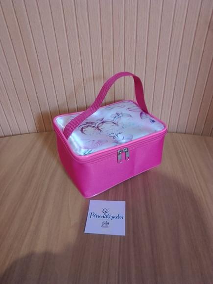 Frasqueira Personalizada Rosa Spa