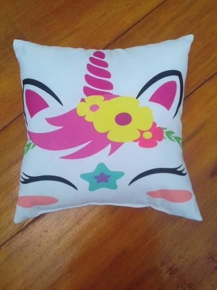 Miini Almofada Infantil Personalizada Unicórnio