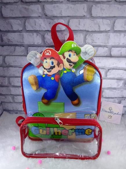 Mochila 3d Personalizada Mário