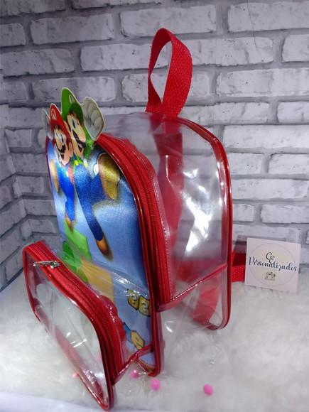 Mochila 3d Personalizada Mário