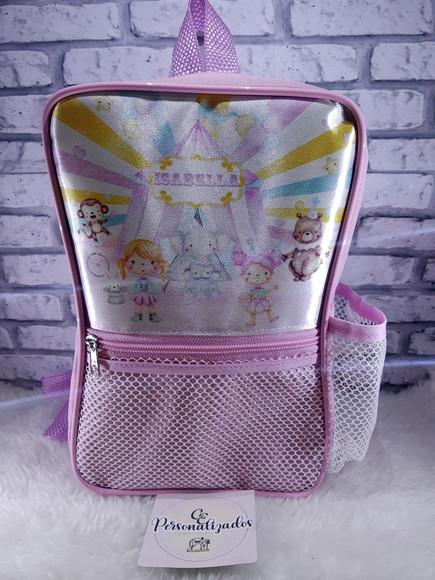 Mochila Cinturinha Personalizada com Bolso Circo