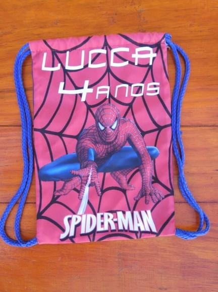 Mochila homem aranha
