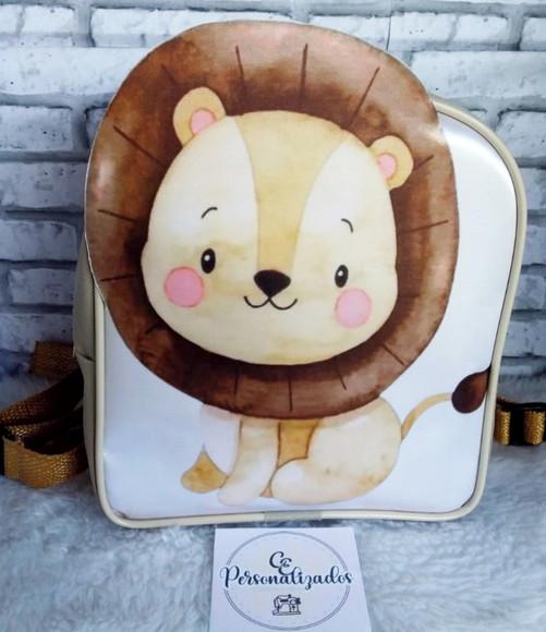 Mochilinha 3d Safari Aquarelado