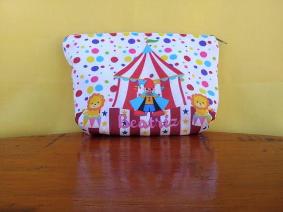 Necessaire personalizada circo