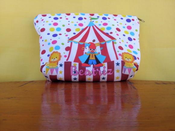 Necessaire personalizada circo