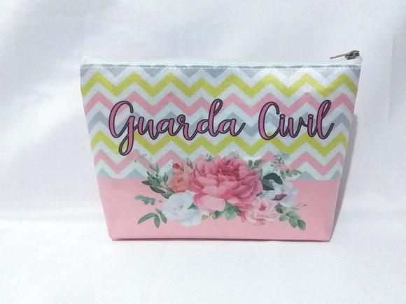 Necessaire personalizada profissões Guarda civil de nylon
