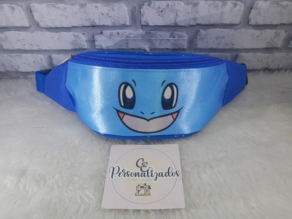 Pochete Infantil Personalizada Pokemon Azul