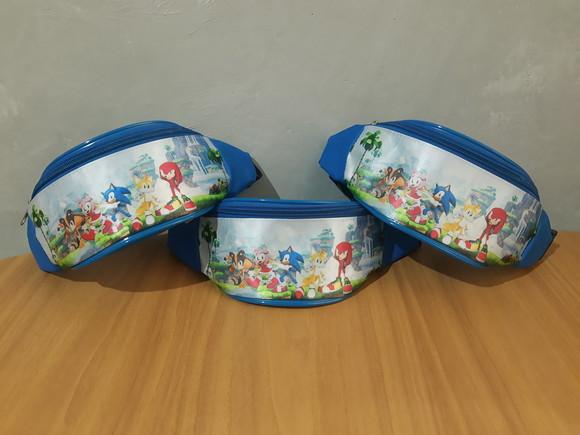 Pochete Infantil Sonic Lembrancinha de Festa