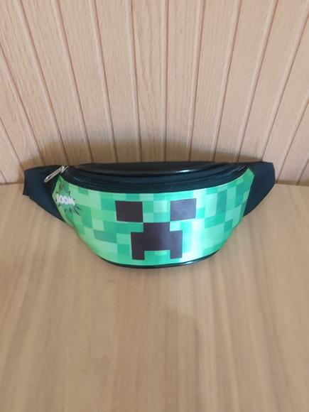 Pochete Personalizada Minecraft Infantil