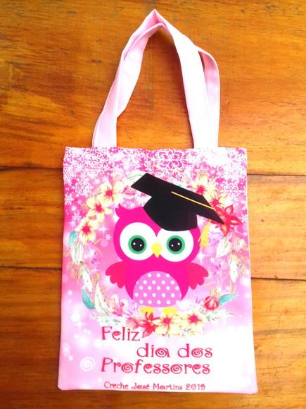 Sacolinha personalizada professores