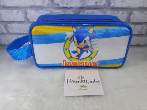 Estojo Personalizado de Nylon Sonic