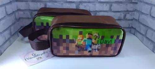 Estojo Personalizado Minecreft