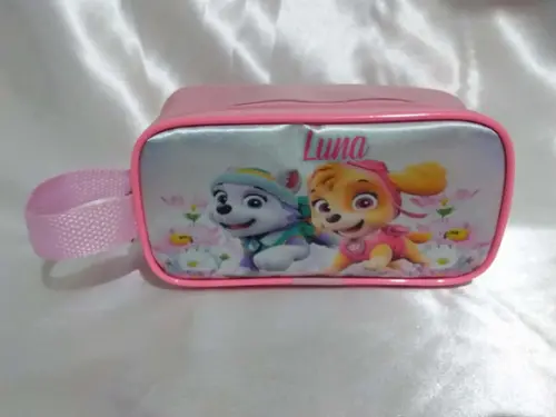 Estojo Personalizado Patrulha Canina Rosa