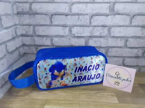 Estojo Personalizado Sonic