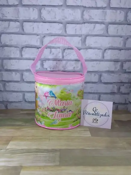 Frasqueira Personalizada Jardim Encantado