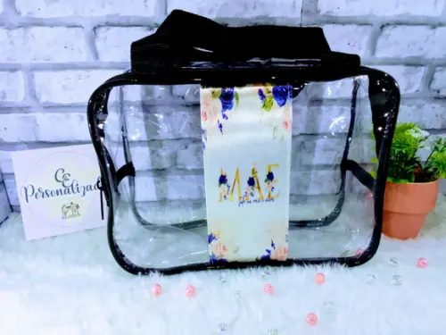 Maletinha Personalizada Plástico Cristal
