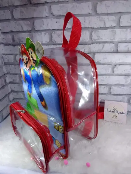 Mochila 3d Personalizada Mário