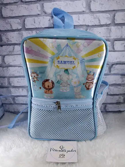 Mochila Cinturinha Personalizada com Bolso Circo