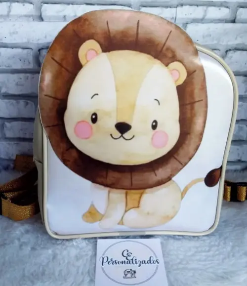 Mochilinha 3d Safari Aquarelado