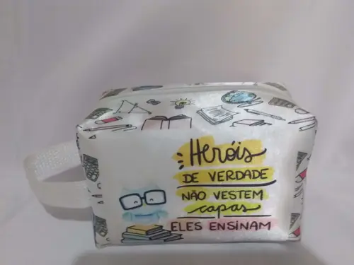 Necessaire Bolsa Box Personalizada Professores Nylon 600