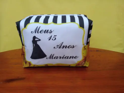 Necessaire box personalizada nylon 600 15 anos