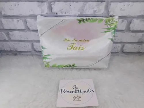 Necessaire Personalizada Casamento de Nylon