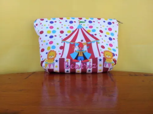 Necessaire personalizada circo