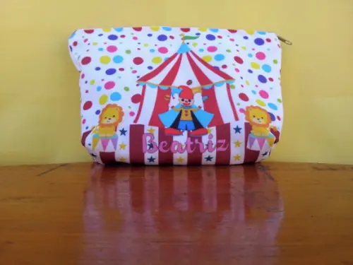 Necessaire personalizada circo