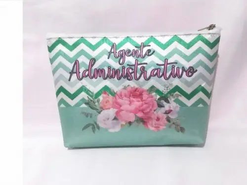 Necessaire personalizada profissão Agente adm de nylon