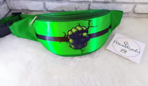 Pochete Infantil Personalizada Heróis Hulk