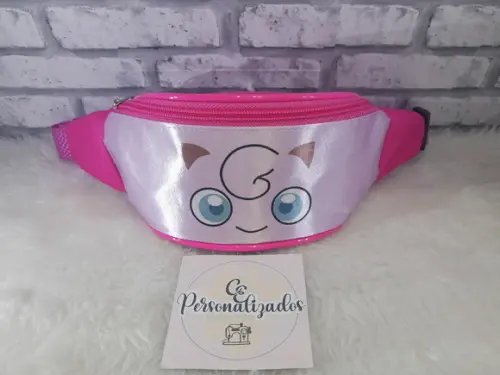 Pochete Infantil Personalizada Pokemon Rosa