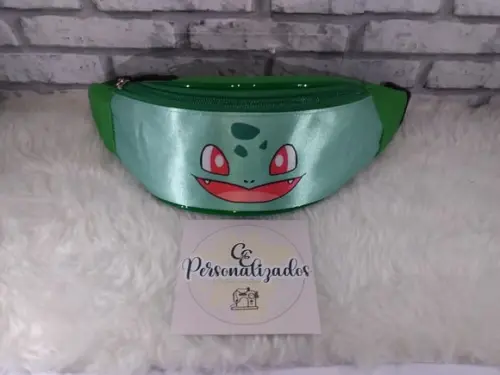 Pochete Infantil Personalizada Pokemon Bulbasaur