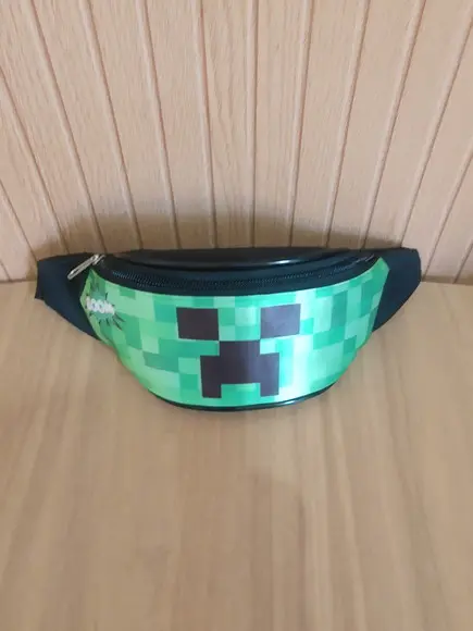 Pochete Personalizada Minecraft Infantil