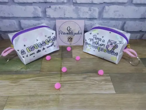 Porta Moedas Box Personalizado Professores