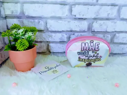 Porta Moedas Redondo Personalizado