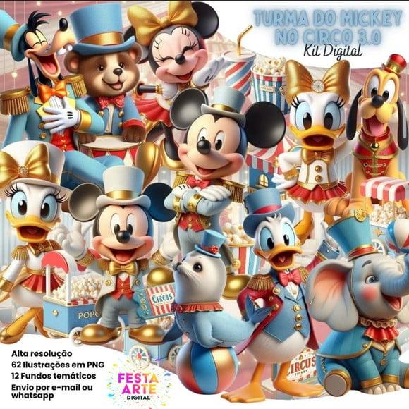 Kit Digital - Turma do Mickey no Circo 3.0 #02