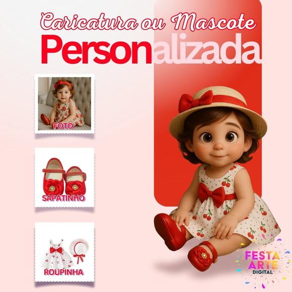 Caricatura e Mascote Personalizada