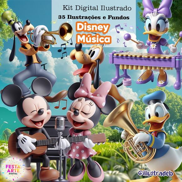 Kit Digital Mickey Disney Música #09