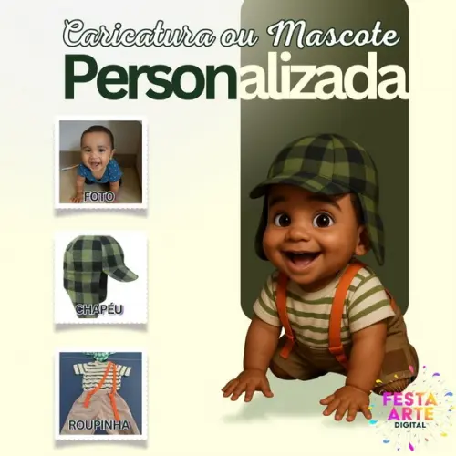 Caricatura e Mascote Personalizada