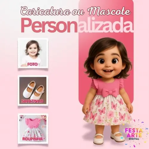 Caricatura e Mascote Personalizada