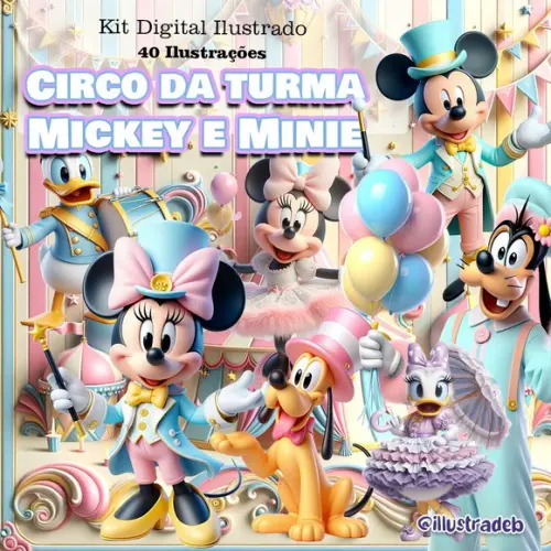 Circo Candy - Mickey e Minnie (turma do Mickey) #04