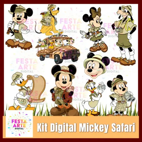 Kit Digital Mickey Safari #11