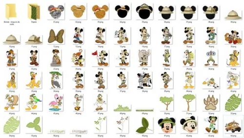 Kit Digital Mickey Safari #11