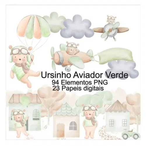 Kit Digital o Tempo Voa Verde 39