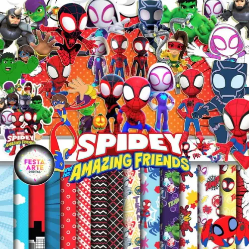 Kit Digital Spidey e Seus Amigos Espetaculares #32