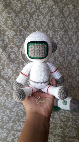 Kit Astronauta + Foguete Enfeite para Nicho